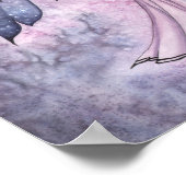 Poster van de Paarse hemelvaartskunst van het Capt (Hoek)