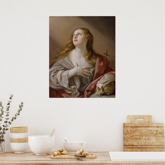 poster van de "Penitent Magdalene" (Keuken)