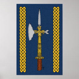 Poster van de Poleaxe van Eduard IV