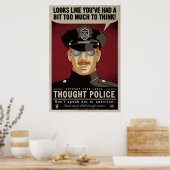 Poster van de politie (Keuken)