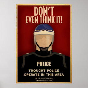 Poster van de politie