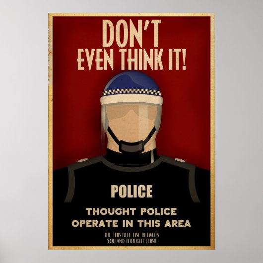 Poster van de politie (Voorkant)