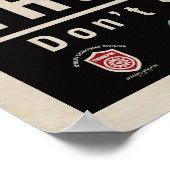 Poster van de politie (Hoek)