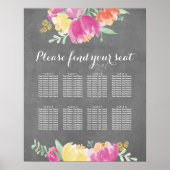 Poster van de posy tuinbouwkaart (Voorkant)