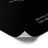 Poster van de prijslijst van de moderne bloem (Hoek)