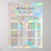 poster van de prijslijst van steen (Voorkant)