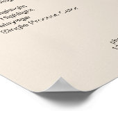 Poster van de prijslijst voor moderne diamanten (Hoek)