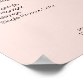 Poster van de prijslijst voor moderne diamanten (Hoek)