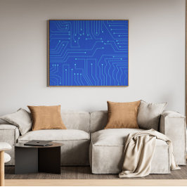 Poster van de printplaat