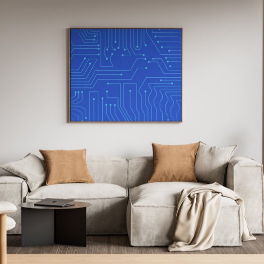 Poster van de printplaat