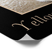 Poster van de Pure Bred Yellow Labrador Retriever (Hoek)