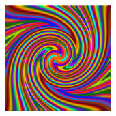 Poster van de radionolflaag van de kleur (Voorkant)