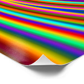 Poster van de radionolflaag van de kleur (Hoek)