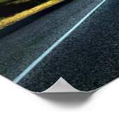 Poster van de Rat Rod Skeleton-driver van Californ (Hoek)