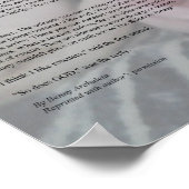 Poster van de regenboogbrug van de redder (Hoek)