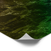 Poster van de regenboogontinkting (Hoek)