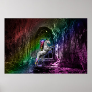 Poster van de regenboogontinkting