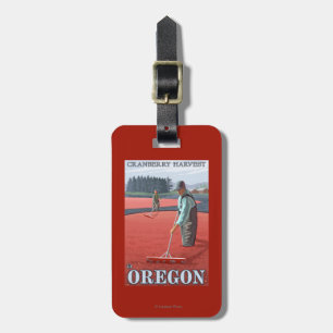 Poster van de Reis van de Oogst van de Moerassen Bagagelabel