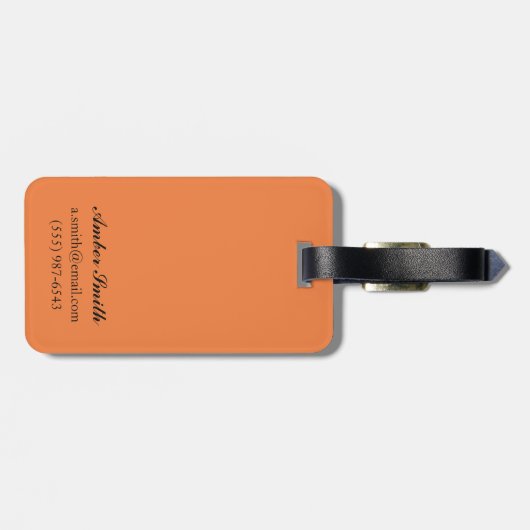 Poster van de Reis van de Vuurtoren van de Oven Bagagelabel (Achterkant horizontaal)