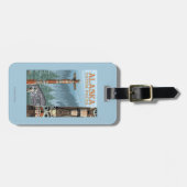 Poster van de Reis van het Dorp van de Totem van Bagagelabel (Voorkant horizontaal)