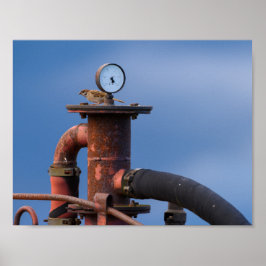 Poster van de reserveluchtdruk