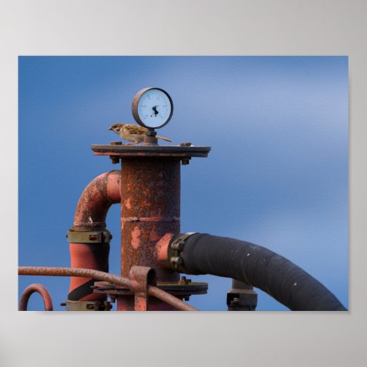 Poster van de reserveluchtdruk (Voorkant)