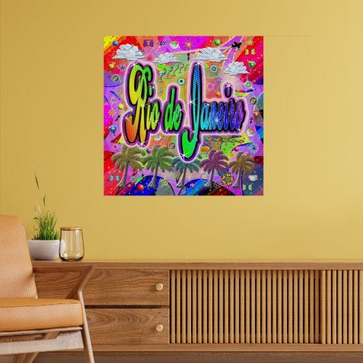 Poster van de Rio de Janeiro Vista Express (Woonkamer 2)