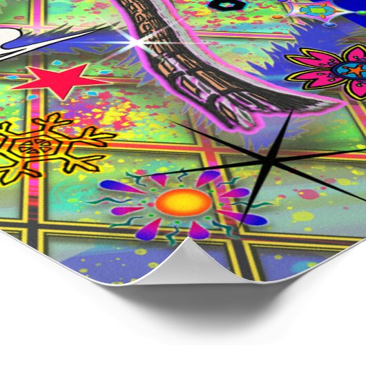 Poster van de risicofactor van palmveren (Hoek)