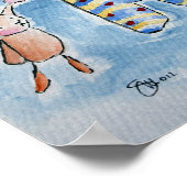 Poster van de Rode Baloon (Hoek)