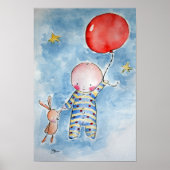 Poster van de Rode Baloon (Voorkant)