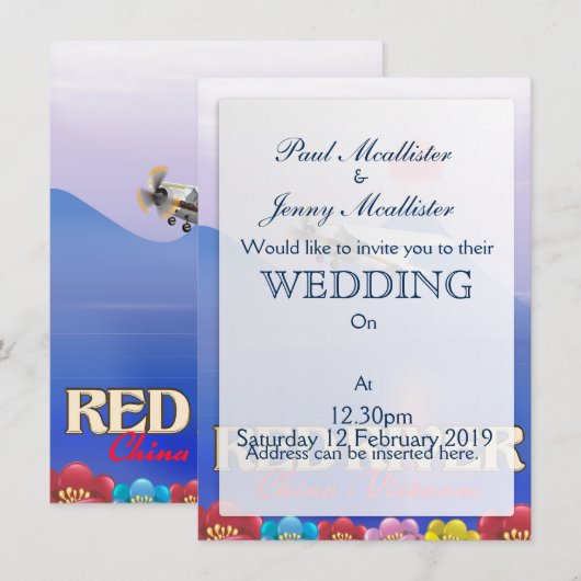 Poster van de Rode River Cambodja Vacation Kaart (Voorkant / Achterkant)