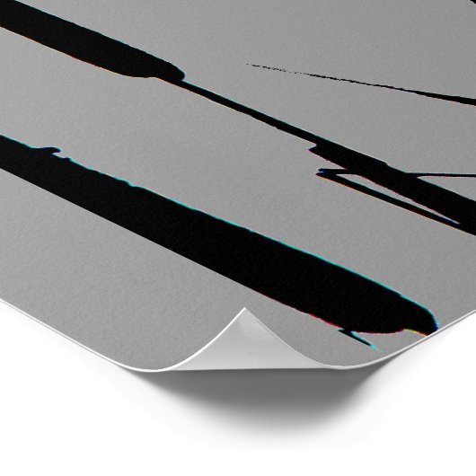 Poster van de Rode-vleugel (Hoek)