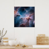 Poster van de ruimtenevel (Keuken)