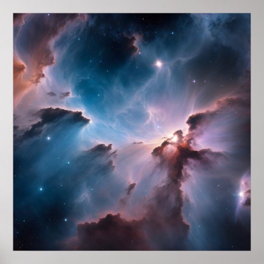 Poster van de ruimtenevel (Voorkant)