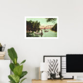 Poster van de Russian River Healdsburg (Thuiskantoor)