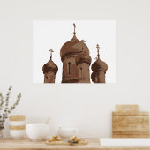 Poster van de Russische kerk (Keuken)