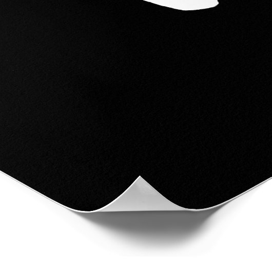 Poster van de schedel en de kruisbeenderen (Hoek)