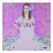 Poster van de schilderijen van Gustav Klimt Mäda P (Voorkant)