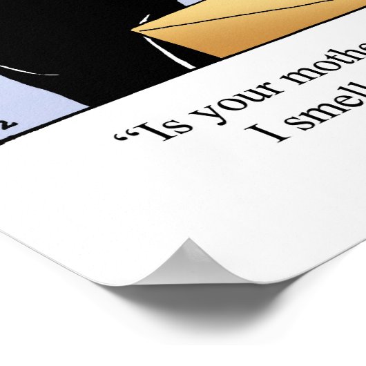 Poster van de schoonmoeder van de Humor (Hoek)