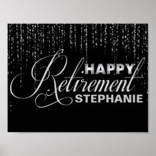 Poster van de Silver- en Black Retirement Party