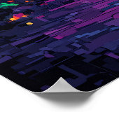 Poster van de skyline van Rio de Janeiro – Brazili (Hoek)