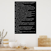 Poster van de sociale revolutie (Keuken)