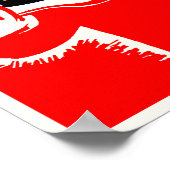 Poster van de Sovjet-ruimtepropaganda (Hoek)