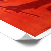 Poster van de Sovjet-ruimtepropaganda (Hoek)