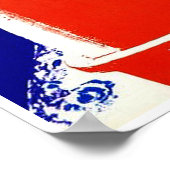 Poster van de Sovjet-ruimtepropaganda (Hoek)