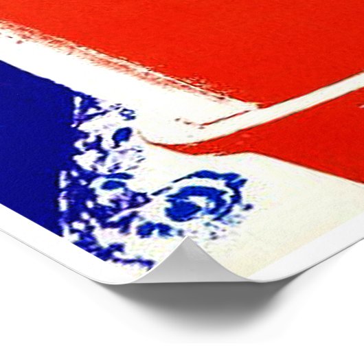 Poster van de Sovjet-ruimtepropaganda (Hoek)