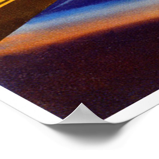 Poster van de Sovjet-ruimtepropaganda (Hoek)