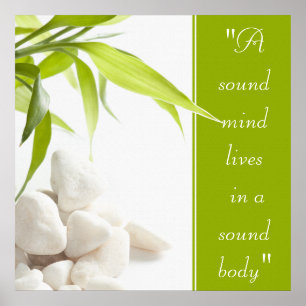 Poster van de Spa-behandeling