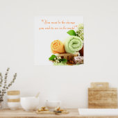 Poster van de Spa-behandeling (Keuken)