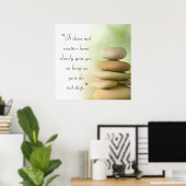 Poster van de Spa-behandeling (Thuiskantoor)